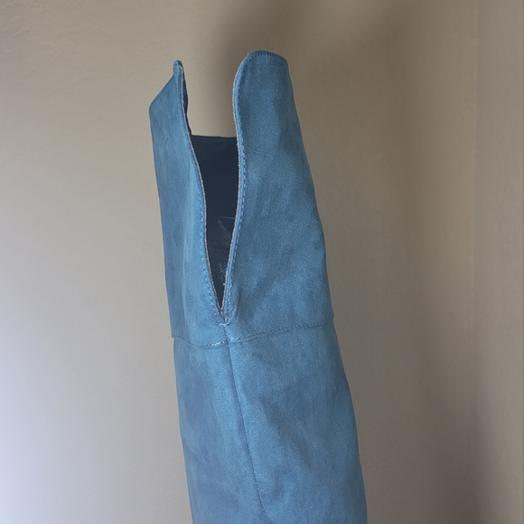 Turquoise Knee High Boots - Picture 7 of 10